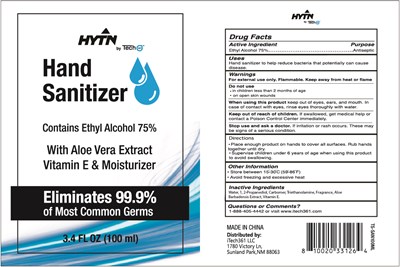 Hytn Hand Sanitizer 100ml (Hytn Hand Sanitizer   100ml)